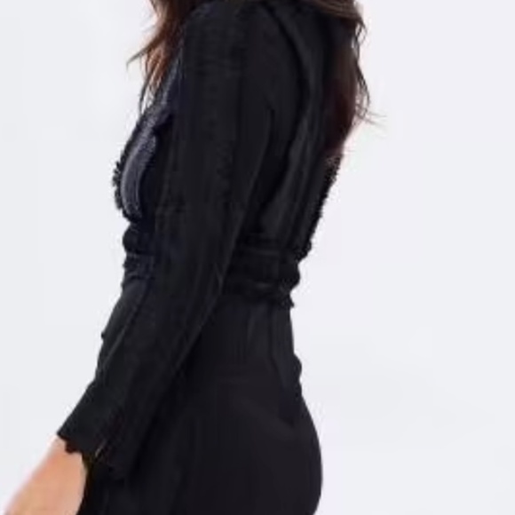 MOSSMAN RESERVING JUDGEMENTS DRESS BLACK SIZE 8 - Picture 2 of 6